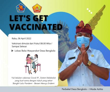 Pengumuman Pelaksanaan Vaksin Booster Di Desa Bengkala